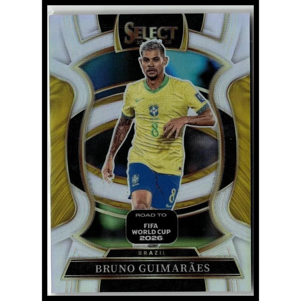 2025-26 Panini Select World Cup 2026 Bruno Guimarães #98 Brazil Terrace Prizm
